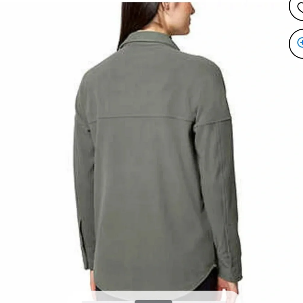 NWT Ladies Cozy Button Up Shirt - Picture 3 of 5